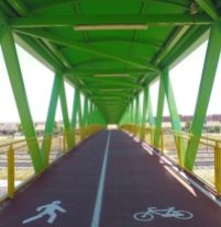 Puente ciclista hacia Parla