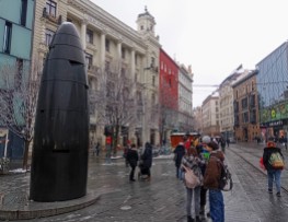 Curioso reloj de Brno